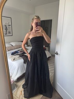 Reformation Iben Dress in Black